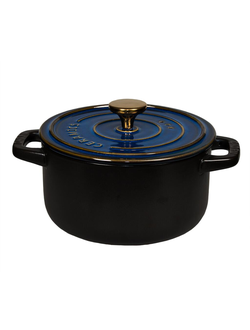 Кастрюля 2,7 л, 19*11 см с крышкой, керамика