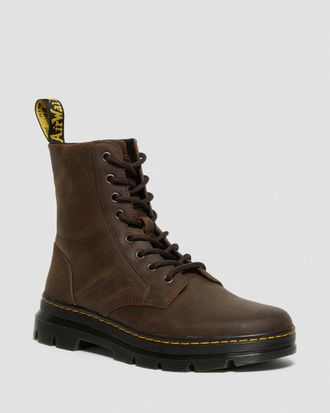 Dr. Martens COMBS CRAZY HORSE LEATHER CASUAL BOOTS