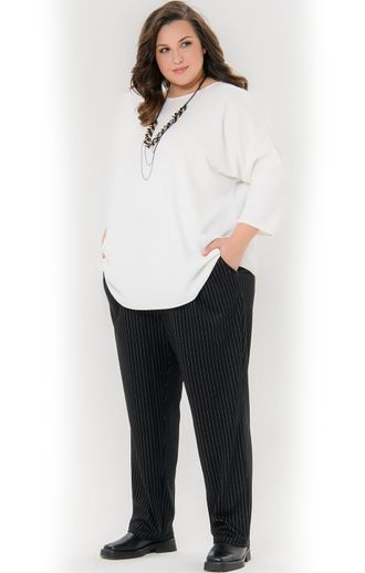 Женские брюки классического покроя арт. 2738003 (цвет черный) Размеры 50-84