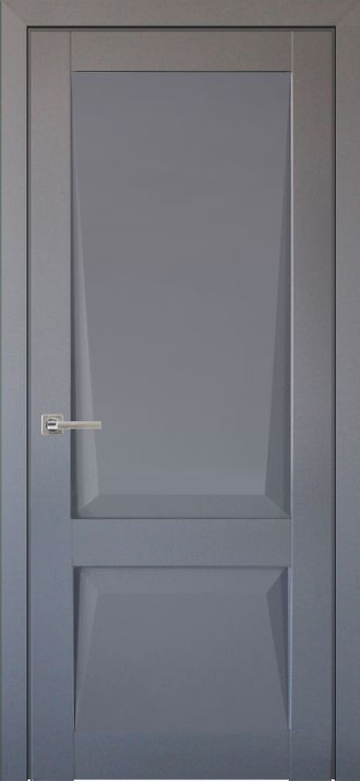 Межкомнатная дверь "Перфекто 101" barhat grey (глухая)