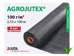 Агроткань застилочная Agrojutex 100 г/м2 ЧЕРНОГО цвета