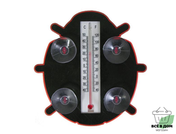 Термометр оконный "Божья коровка" 17*17см