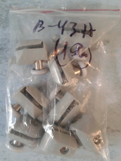 Ролики для душевой кабины LS001 Комплект 8 шт (4 верхних и 4 нижних)