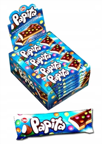 Печенье с молочным кремом и драже Papita Cocos (скидка 50%! срок годности до 05.07)