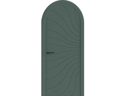 Арочная дверь Лайн 17 цвет олива