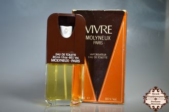 Molyneux Vivre (Молине Вивр) купить туалетная вода винтажная (1971). Магазин винтажных духов музея.