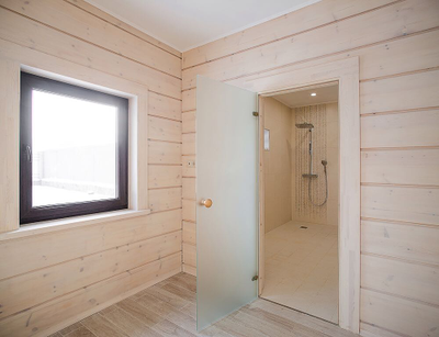 Баня из клееного бруса КБ-09, 90 м2