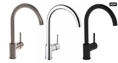 Смеситель для кухни, матовый черный, VitrA Minimax S, A4209136EXP