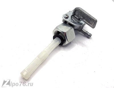 Топливный кран м14 для бензогенератора левый 188F 6500 c отстойником