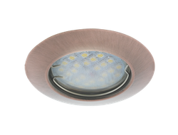 Светильник встраиваемый Ecola DL92 MR16 GU5.3 выпуклый Черная Медь 30x80 FA1612EFY