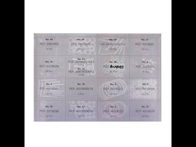 Набор запасных частей в боксе для краскопультов Walcom SLIM KOMBAT HALO 90189