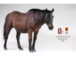 Монгольский конь лошадь фигурка 1/6 Scale Liaodong Mongol Cavalier Horse Animal Model Toy M002 Mr.Z
