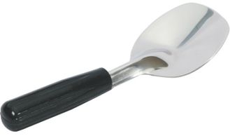 Ложка для мороженого 9*7,5 см. без механизма, нержавеющая сталь. с пластиковой ручкой