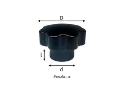 Барашек М8*50 с глухой резьбой