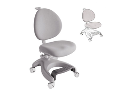 Детское кресло FunDesk Cielo Grey с подставкой для ног + чехол в подарок купить в Воронеже