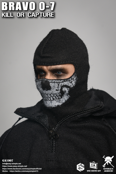 Саймон "Гоуст" Райли (Ghost, CoD Modern Warfare 2 2022)  - Коллекционная ФИГУРКА 1/6 scale Bravo 0-7 Kill Or Capture (GA1007) - General's Armoury