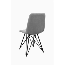 Стул Прайд 1 ткань велюр Velluto 12, каркас черный