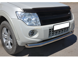 Защита переднего бампера d76 для Mitsubishi Pajero IV (2006...2017)