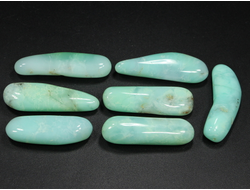 Хризопраз, галтовка в ассортименте, Австралия (35-40 мм, 7-9 г) №28495