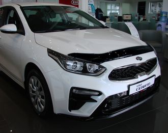 Дефлектор капота KIA Cerato 2018-, темный