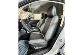 Belgee X70 (2024+) (экокожа ромб, серый+черный)