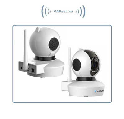 VStarcam. Видеоняня моторизированная WiFi/LAN видеокамера с DVR, Full HD (Я-диск)