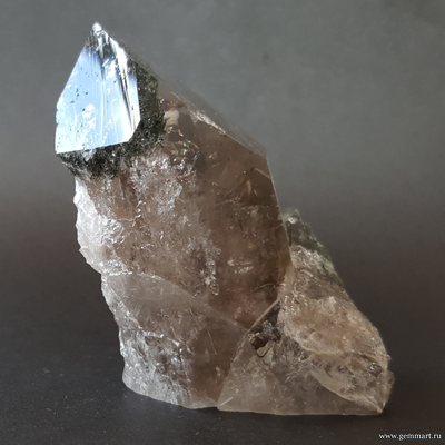 Дымчатый кварц с хлоритом. 70*45*35мм