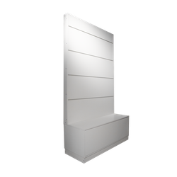 (ЭИАС1400) Стенд со слотпанелью, с тумбой