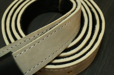 Путлища сыромятные(пара) с капроновой лентой, длина 145 см, ширина 3.5 см