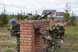  Соревнования по военно-прикладным видам  спорта на родине героя Советского Союза  П.М.Гаврилова  в  с. Альвидино 