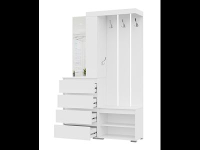 Хелен Прихожая 1260х1980х355 белый