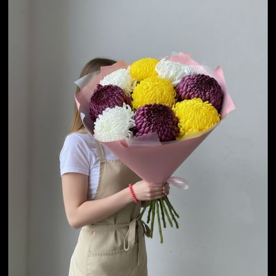 Букет моно цветов № 566