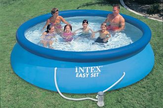 Надувной бассейн INTEX Easy Set 3.66 х 0.76 м ; артикул 28132