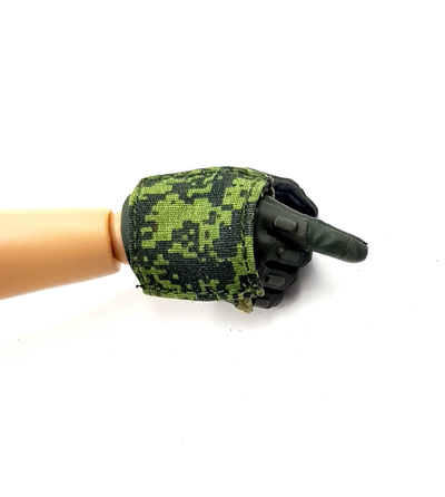 Камуфляжные накладки на кисть (цифра) 1/6 (78078s) - (DAMTOYS)