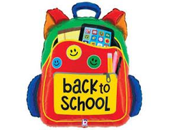 Школьный рюкзак "Back to school" (размер шара 64 см)