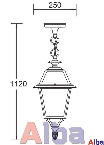 Faro frost 91105 Парковый светильник