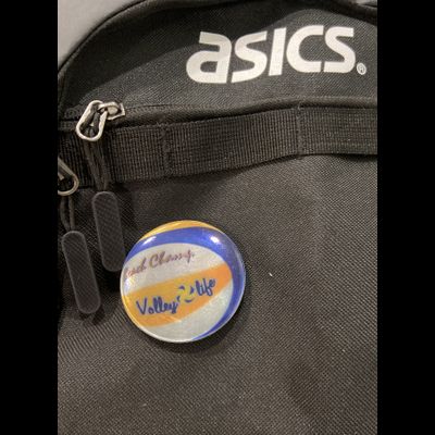 Значок светоотражатель «Волейбольный мяч пляжный»