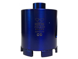 Коронка алмазная по бетону KEOS PULSAR (микроудар) М16 72/70мм (DCP072.70)