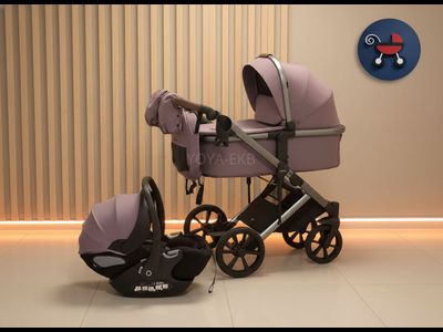 Детская коляска 3 в 1 Luxmom 710 Фиолетовый