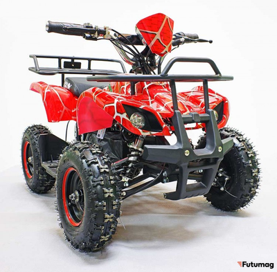 Квадроцикл GreenCamel Гоби K21 (30 Ah 36V 800W R6 Цепь) Красный паук