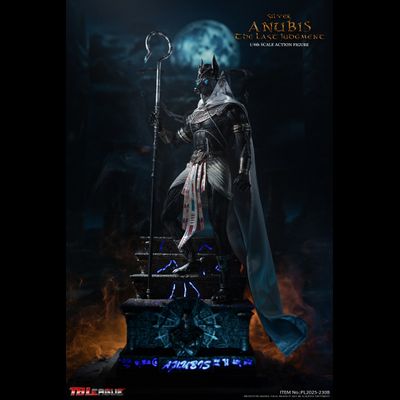 ПРЕДЗАКАЗ - Египетский бог Анубис в серебряном - Коллекционная ФИГУРКА 1/6 Last Judgment ANUBIS Silver (PL2025-230B) - TBLeague ?ЦЕНА: 33900 РУБ.?