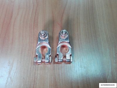 Клемма АКБ усиленная сплав омеднённая красная (248 грамм)