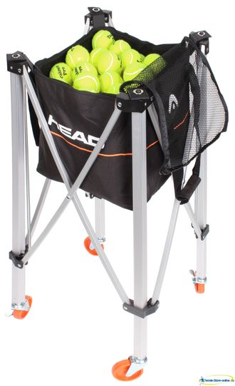 Складная корзина на колесиках со съемным мешком Head Ball Trolley (на 120 мячей)