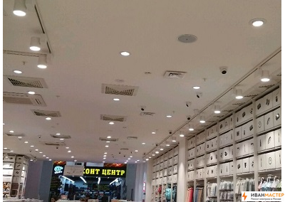 Установка светодиодных светильников в квартире ИВАНМАСТЕР