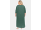 длинное платье из джерси арт. 1925604 (Цвет зеленый меланж) Размеры 52-82