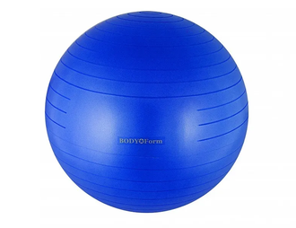 Мяч гимнастический "Альфа Каприз" BF-GB01AB d55см (22"), антивзрыв, малиновый/пурпурный/синий