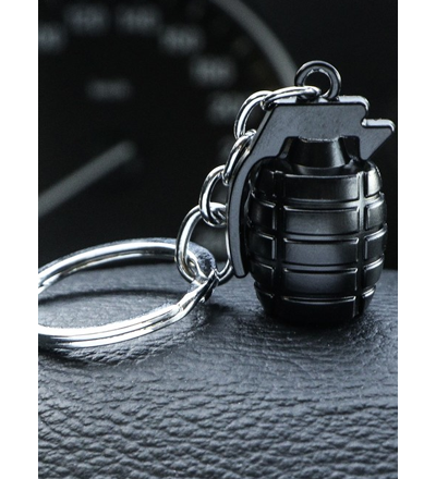 Брелок «ГРАНАТА», металл ЧЁРНЫЙ