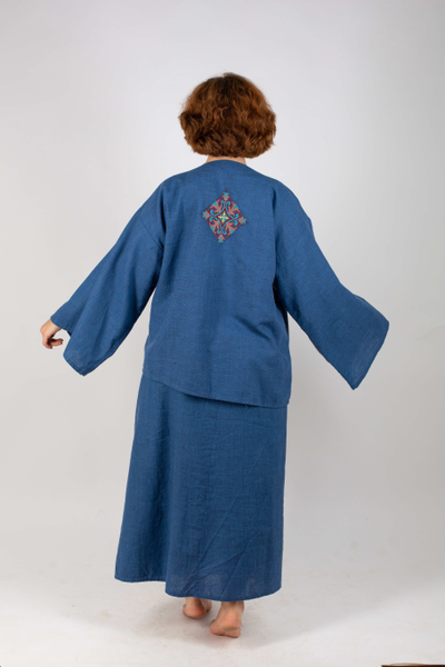 Костюм кимоно с юбкой "Центр Души"