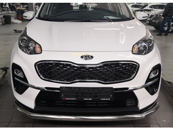 Защита переднего бампера d60 для Kia Sportage (2018-2021)