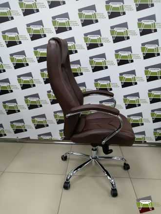 Кресло Everprof Drift M Экокожа Коричневый